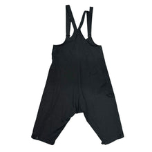 Lade das Bild in den Galerie-Viewer, Y's ワイズ 26SS COTTON FLAX GABARDINE OVERALL コットンリネンオーバーオール YK-P21-012 2 ブラック 15166