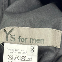 画像をギャラリービューアに読み込む, Y's for men ワイズフォーメン T/C TWILL PANTS WITH SIDE SEAM TUCK イージーパンツ MP-P17-900 3 ブラック 15273