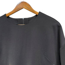 画像をギャラリービューアに読み込む, HeRIN.CYE ヘリンドットサイ Ponte docking flare tops ポンチドッキングフレアロングスリーブTシャツ カットソー 530HSM80-0190 F ブラック 15004