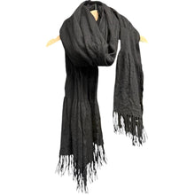 画像をギャラリービューアに読み込む, yohji yamamoto noir ヨウジヤマモトノアール ウールフリンジロングマフラー NV-L02-165 14232