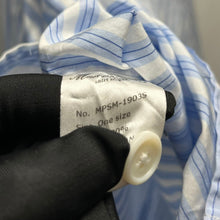 Load image into Gallery viewer, Marvine Pontiak Shirt Makers マービンポンティアックシャツメイカーズ Open Collar SH ストライプオーバーサイズオープンカラーシャツ MPSM-1903S