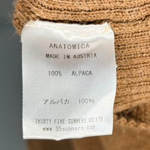 将图片加载到图库查看器,FANNI LEMMERMAYER for ANATOMICA ファニレママイヤー アナトミカ 2PLY CARDIGAN アルパカカーディガン キャメル 15652