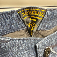 Load image into Gallery viewer, AUBERGE オーベルジュ JARDIN FR コットンシルクリネンデニムパンツ 14130