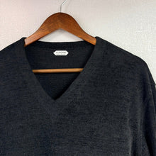 画像をギャラリービューアに読み込む, PURLAM プラム 25AW chenille yarn v-neck knit L/S PO Vネックプルオーバーニット PU325-MPO06 3 ブラック 15329