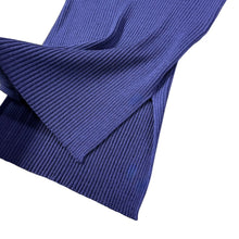 画像をギャラリービューアに読み込む, nagonstans ナゴンスタンス 25AW rib ski pullover リブ編みタイトニット 470IA170-1341 M ネイビー 15257