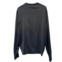 画像をギャラリービューアに読み込む, PURLAM プラム 26SS WOOL High-gauge TENJIKU Crewneck L/S Cardigan カーディガン PU126-MCD03 4 ブラック 15862