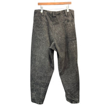 画像をギャラリービューアに読み込む, Y's for men ワイズフォーメン 24AW BLEACHING DENIM PANTS WITH SIDE TUCK ブリーチデニムパンツ MO-P35-018 2 ブラック 15271