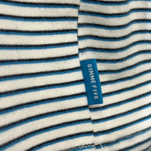 画像をギャラリービューアに読み込む, everyone エブリワン 24SS Gimme Five everyone border tee ボーダーTシャツ EV24-CS15 L ブルー 15078