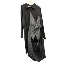 画像をギャラリービューアに読み込む, Yohji yamamoto POUR HOMME ヨウジヤマモトプールオム 24SS プリーツ布付きロングシャツ HS-B55-216 14251