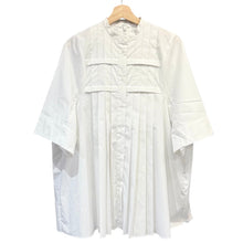 画像をギャラリービューアに読み込む, ENFOLD エンフォルド 23SS プリーツデザインオーバーサイズ半袖シャツ 300GS230-2520 14571