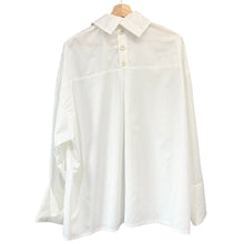 Lade das Bild in den Galerie-Viewer, ENFOLD エンフォルド 22SS ハイネックプルオーバーシャツ 300FS833-0180 38 ホワイト 14806