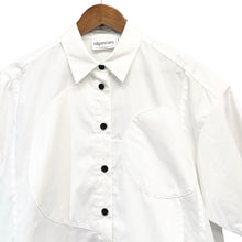 画像をギャラリービューアに読み込む, nagonstans ナゴンスタンス 25SS dot-motif shirt ドットモチーフシャツ 470IA530-0641 M ホワイト 14785