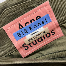 画像をギャラリービューアに読み込む, Acne Studios Bla Konst アクネ ストゥディオズ ブロコンスト 18SS North Green Kane ストレッチスリムパンツ 32 カーキ 3459