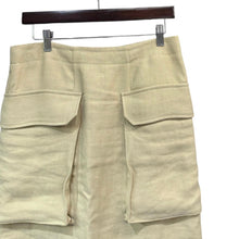 Load image into Gallery viewer, Drawer ドゥロワー カーゴポケットデザインリネンレーヨンスリットスカート 6524-299-1061 14455