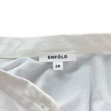 画像をギャラリービューアに読み込む, ENFOLD エンフォルド 22SS washedタイプライターギャザーシャツ 300FS930-1790 38 ホワイト 14715