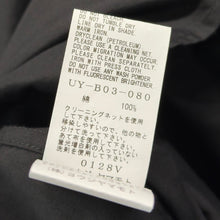 画像をギャラリービューアに読み込む, S'YTE by yohji yamamoto サイト ヨウジヤマモト COTTON BROAD CLOTH OVERSIZED SHIRT WITH GATHERED STRINGS ギャザーストリングオーバーサイズシャツ UY-B03-080 14241