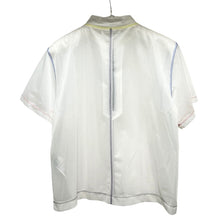 画像をギャラリービューアに読み込む, TOGA ARCHIVES トーガアーカイブス 19SS ハーフジップポリエステルメッシュジャージーTシャツ TA91-JK017