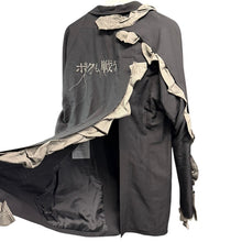 画像をギャラリービューアに読み込む, Yohji Yamamoto POUR HOMME ヨウジヤマモトプールオム 24SS W/RY HARD TWISTED GABARDINE BACK PT JACKET メッセージ刺繍スナップボタンジャケット HS-J28-102 14254