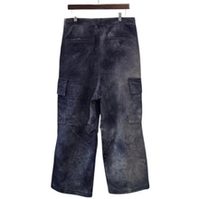 将图片加载到图库查看器,kontor コントール 25AW Corduroy wide cargo pant 籠染加工コーデュロイワイドカーゴパンツ KON-PT05253 2 ネイビー 15135