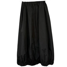 Load image into Gallery viewer, nagonstans ナゴンスタンス 22SS メモリータフタエプロンバルーンスカート 470FS231-0540 M ブラック 14537