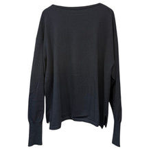 画像をギャラリービューアに読み込む, COMOLI コモリ 22AW カシミヤニット W03-06007 F ネイビー 15083