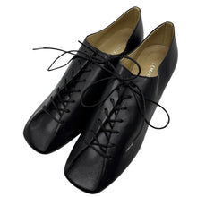 Load image into Gallery viewer, LEMAIRE ルメール souris ダービーレザーパンプス ヒール 38 24cm 13997