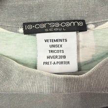 画像をギャラリービューアに読み込む, VETEMENTS ヴェトモン 18AW Multicolor Ninja Tee On Tee 転写プリントオーバーサイズ長袖カットソー UAH19TR325 XS グリーン 15432