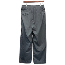 이미지를 갤러리 뷰어에 로드 , A.PRESSE アプレッセ 25SS High Density Weather Cloth Trousers コットンシルクワイドパンツ 25SAP-04-15H 1 ネイビー 15768