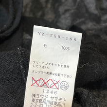 画像をギャラリービューアに読み込む, Y's ワイズ 千鳥格子チェック柄ロングスリーブウールニットカットソー YZ-T59-166