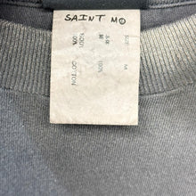 画像をギャラリービューアに読み込む, SAINT MICHAEL セントマイケル 24AW SS TEE IDEOLOGICAL ヴィンテージ加工プリントTシャツ M ブラック 15716