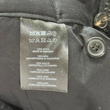 Load image into Gallery viewer, DRIES VAN NOTEN ドリスヴァンノッテン 24AW PIERS ウールツイードワイドタックパンツ 48 ブラック 14825