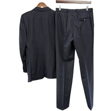 画像をギャラリービューアに読み込む, YVES SAINT LAURENT イヴサンローラン フランス製 ストライプセットアップスーツ ジャケット スラックス 古着 ヴィンテージ 14308