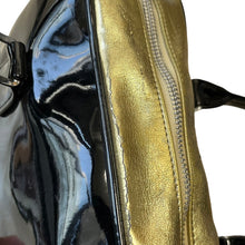 Load image into Gallery viewer, BLACK COMME des GARCONS ブラックコムデギャルソン 15AW エナメルミニハンドバッグ