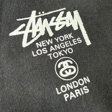 画像をギャラリービューアに読み込む, STUSSY ステューシー WORLD TOUR HOODIE ワールドツアープリントプルオーバーパーカー