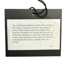 Load image into Gallery viewer, LANVIN ランバン 08SS クラック加工メタリックミラーバレエシューズ パンプス 14522