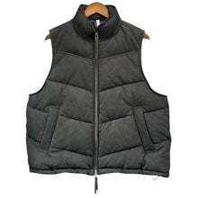 Load image into Gallery viewer, CCU シーシーユー 25AW PADDING VEST COW NUBUK 中綿レザーベスト 1 ブラック 15137