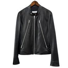 画像をギャラリービューアに読み込む, Maison Margiela メゾンマルジェラ 19SS ラムレザー八の字ジャケット サイズ48 S50AM0380 SY1350 14401