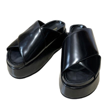 Load image into Gallery viewer, JUNYA WATANABE ジュンヤワタナベ 22SS クロスストラッププラットフォームサンダル
