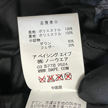 Load image into Gallery viewer, A BATHING APE アベイシングエイプ SAMPLE マルチカラーカモフラパッチワークプリントフーデットダウンジャケット