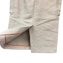 Load image into Gallery viewer, Drawer ドゥロワー カーゴポケットデザインリネンレーヨンスリットスカート 6524-299-1061 14455