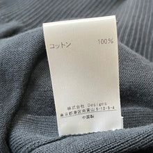 画像をギャラリービューアに読み込む, BLAMINK ブラミンク スリットデザインコットンニットセーター 36 ネイビー 7913-106-0033 3507