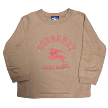 Lade das Bild in den Galerie-Viewer, BURBERRY BLUE LABEL バーバリーブルーレーベル ラグランスリーブカレッジロゴプリントスウェット FAF36-569 14041
