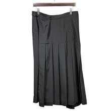 画像をギャラリービューアに読み込む, Yohji Yamamoto POUR HOMME ヨウジヤマモトプールオム 24AW TA TUXEDO PLEATS SKIRT SAMPLE サンプル ベルテッドプリーツスカート HO-S04-520 14427