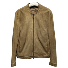 画像をギャラリービューアに読み込む, 1945 CA イチキュウヨンゴ シーエー MAD パッカブルスウェードレザージャケット 48 ベージュ 3439