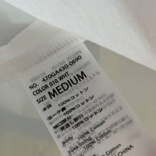 Load image into Gallery viewer, nagonstans ナゴンスタンス 23AW クロップドバックプリーツ半袖シャツ 470GA430-0690 M ホワイト R14639