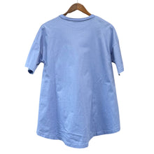 画像をギャラリービューアに読み込む, ENFOLD エンフォルド 20SS シルケット天竺フレアヘムTシャツ 300DS380-1150 38 ブルー 14557
