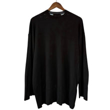 画像をギャラリービューアに読み込む, ENFOLD エンフォルド 21AW ウールハイゲージボックスプルオーバーニット 300EA870-2570 38 ブラック 14550