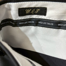画像をギャラリービューアに読み込む, WILD LIFE TAILOR by ADAM ET ROPE ワイルドライフテーラー アダムエロペ 2タックワイドストレートスラックスパンツ GPS-43050-A L ブラック 14344