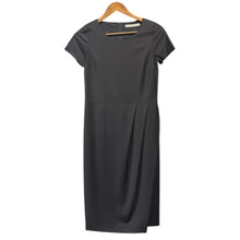 이미지를 갤러리 뷰어에 로드 , Theory luxe セオリーリュクス EXECUTIVE ノーカラージャケット ドレス スラックス 3点セットアップ ネイビー 14958