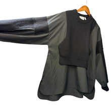 将图片加载到图库查看器,nagonstans ナゴンスタンス 25AW mix knit applique pullover ミックスニットアップリケプルオーバーカットソー 470IA870-2121 M ブラック 15259
